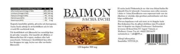 Sacha Inchi Nötolja 120 kapslar Original Indonesien - Bild 7