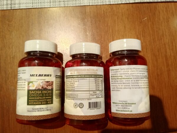 Omega 3-6-9-med D3 K2-vitaminer