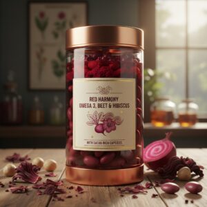 Redomega sacha inchi omega med rödbeta,hibiskus kommer i Mars